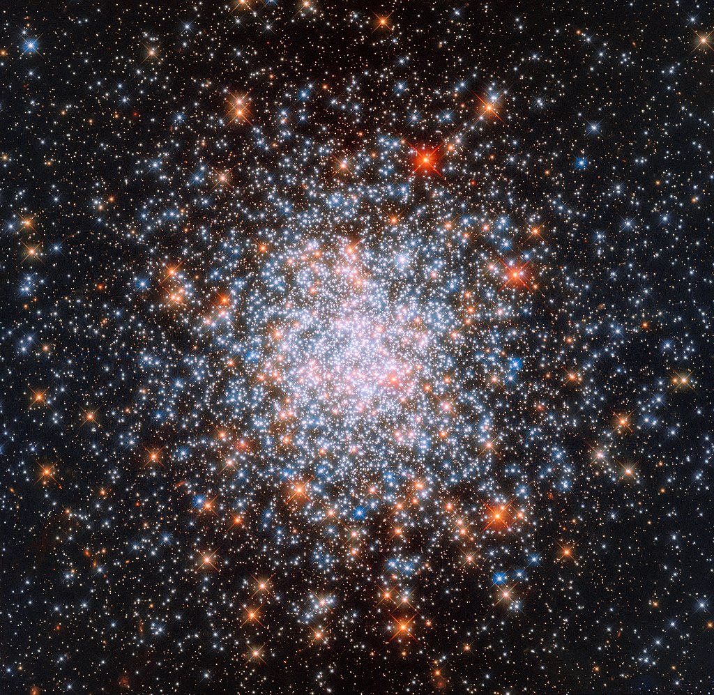 NGC 1866 - a globular cluster of stars outside the Milky Way